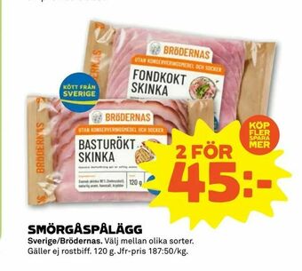 Coop Forum Smörgåspålägg erbjuda