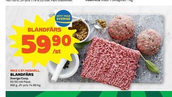 Stora Coop Blandfärs erbjuda