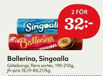 Hemköp Ballerina, Singoalla erbjuda
