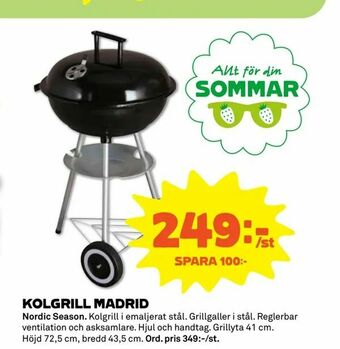 Stora Coop Kolgrill madrid erbjuda
