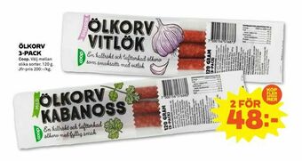 Stora Coop Ölkorv 3-pack erbjuda