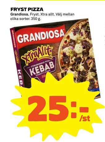 Coop Fryst pizza erbjuda
