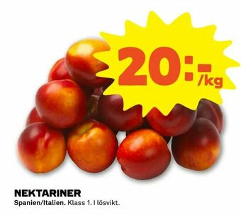 Coop Forum Nektariner erbjuda