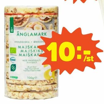 Coop Saltade Majskakor erbjuda