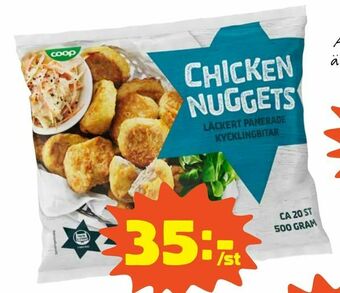 Coop Kycklingnuggets erbjuda