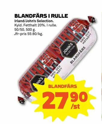 Coop Forum Blandfärs i rulle erbjuda
