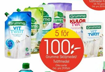 EKO Grumme Sköljmedel/ Tvättmedel erbjuda