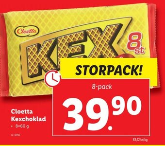 Lidl Cloetta Kexchoklad erbjuda