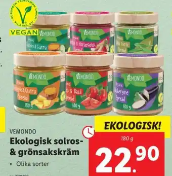 Lidl Ekologisk Solros & Grönsakskräm erbjuda