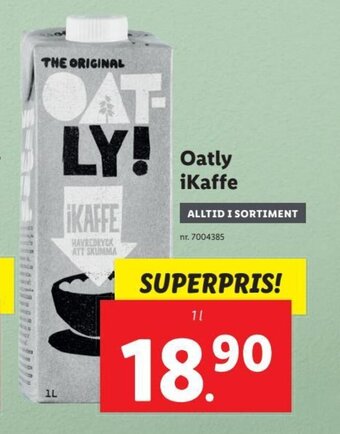 Lidl Oatly Ikaffe erbjuda