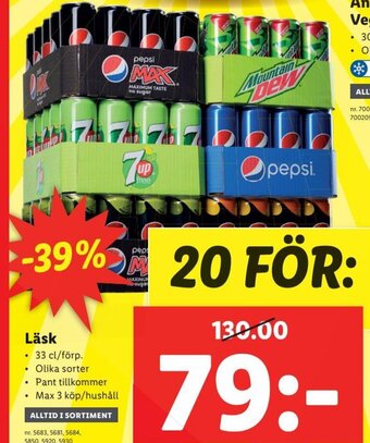 Lidl Läsk erbjuda