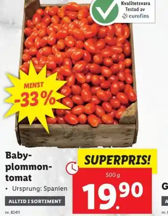Baby Plommontomat