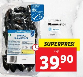 Lidl Blåmusslor erbjuda