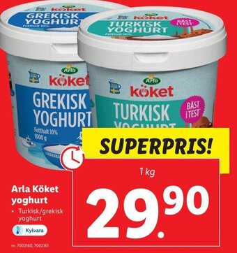 Lidl Arla Köket Yoghurt erbjuda