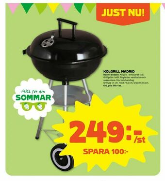 Stora Coop Kolgrill madrid erbjuda
