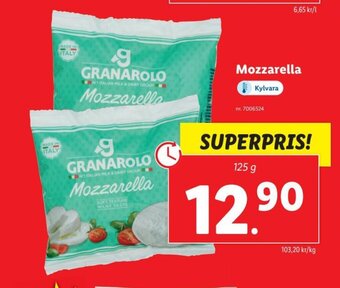 Lidl Mozzarella erbjuda