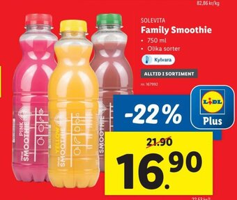 Lidl Family Smoothie erbjuda