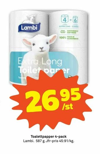 Stora Coop Toalettpapper 4-pack erbjuda