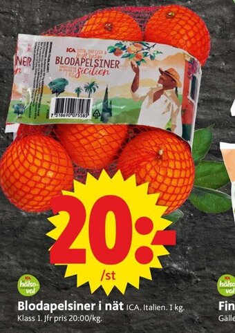 ICA Supermarket Blodapelsiner i Nät erbjuda