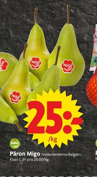 ICA Supermarket Päron Migo erbjuda