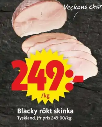 ICA Supermarket Blacky Rökt Skinka erbjuda