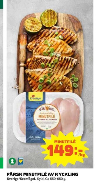 Coop Kronfågel kycklingfilé erbjuda