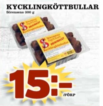 Matdax Sörensens kycklingköttbullar erbjuda