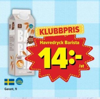 Östenssons Barista havredryck erbjuda