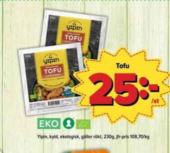 Östenssons Yipin tofu erbjuda