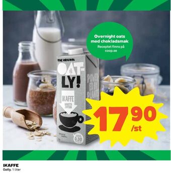 Coop Oatly ikaffe havredryck erbjuda