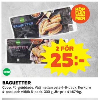 Coop Coop baguetter erbjuda