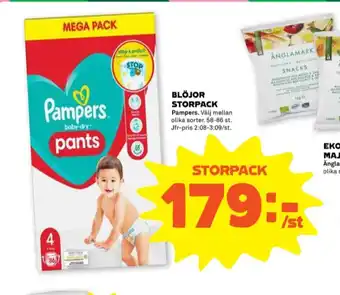 Stora Coop Pampers blöjor erbjuda