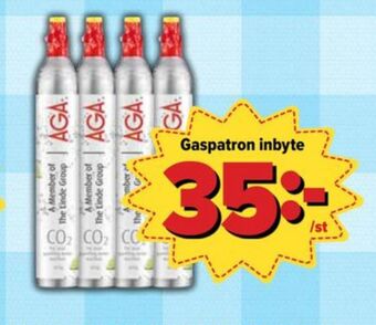 Östenssons Aga kolsyrepatron erbjuda