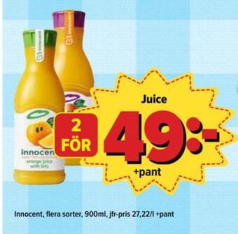 Östenssons Innocent juice erbjuda