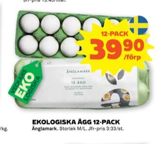 Stora Coop Änglamark ägg erbjuda