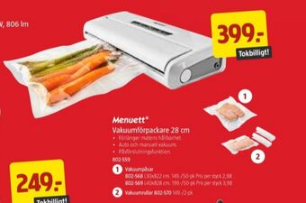 Jula Menuett vakuumpack erbjuda