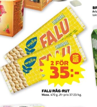 Stora Coop Falu råg-rut knäckebröd erbjuda