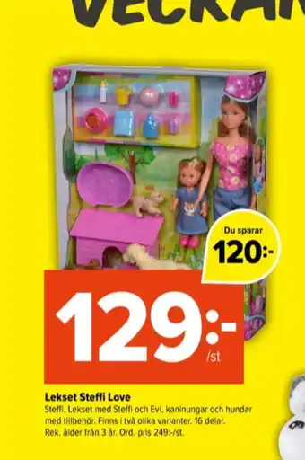Coop Extra Steffi love dockor erbjuda