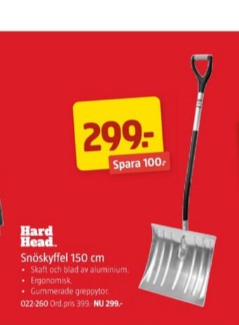 Jula Hard head snöskyffel erbjuda