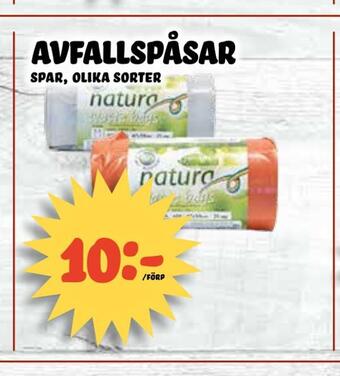 Nelins Avfallspåsar erbjuda
