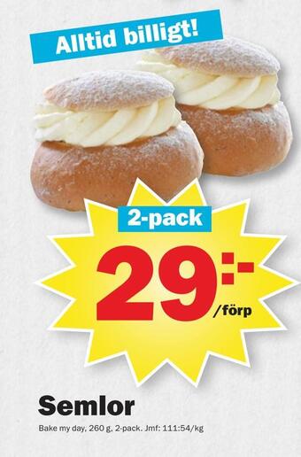 Pekås Semlor erbjuda