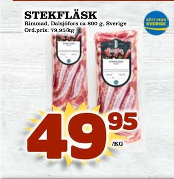 Supergrossen Stekfläsk erbjuda