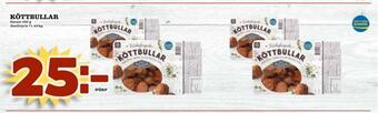 Prisma Mat Köttbullar erbjuda