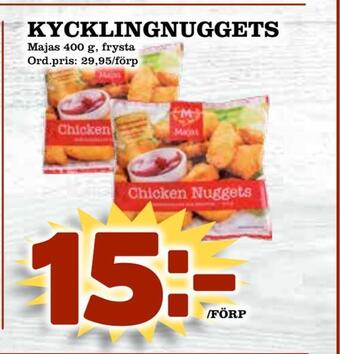 Supergrossen Kycklingnuggets erbjuda