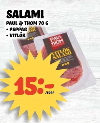Nelins Salami erbjuda