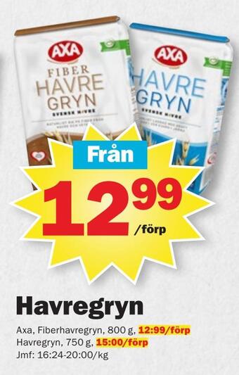 Pekås Havregryn erbjuda