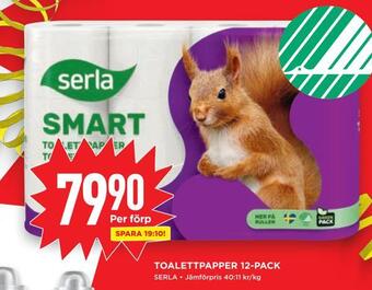 Willys Toalettpapper 12-pack erbjuda