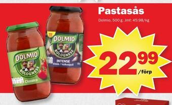 Pekås Pastasås erbjuda