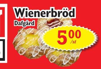T-jarlen Wienerbröd erbjuda