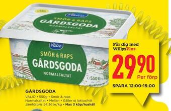 Willys Gårdsgoda erbjuda